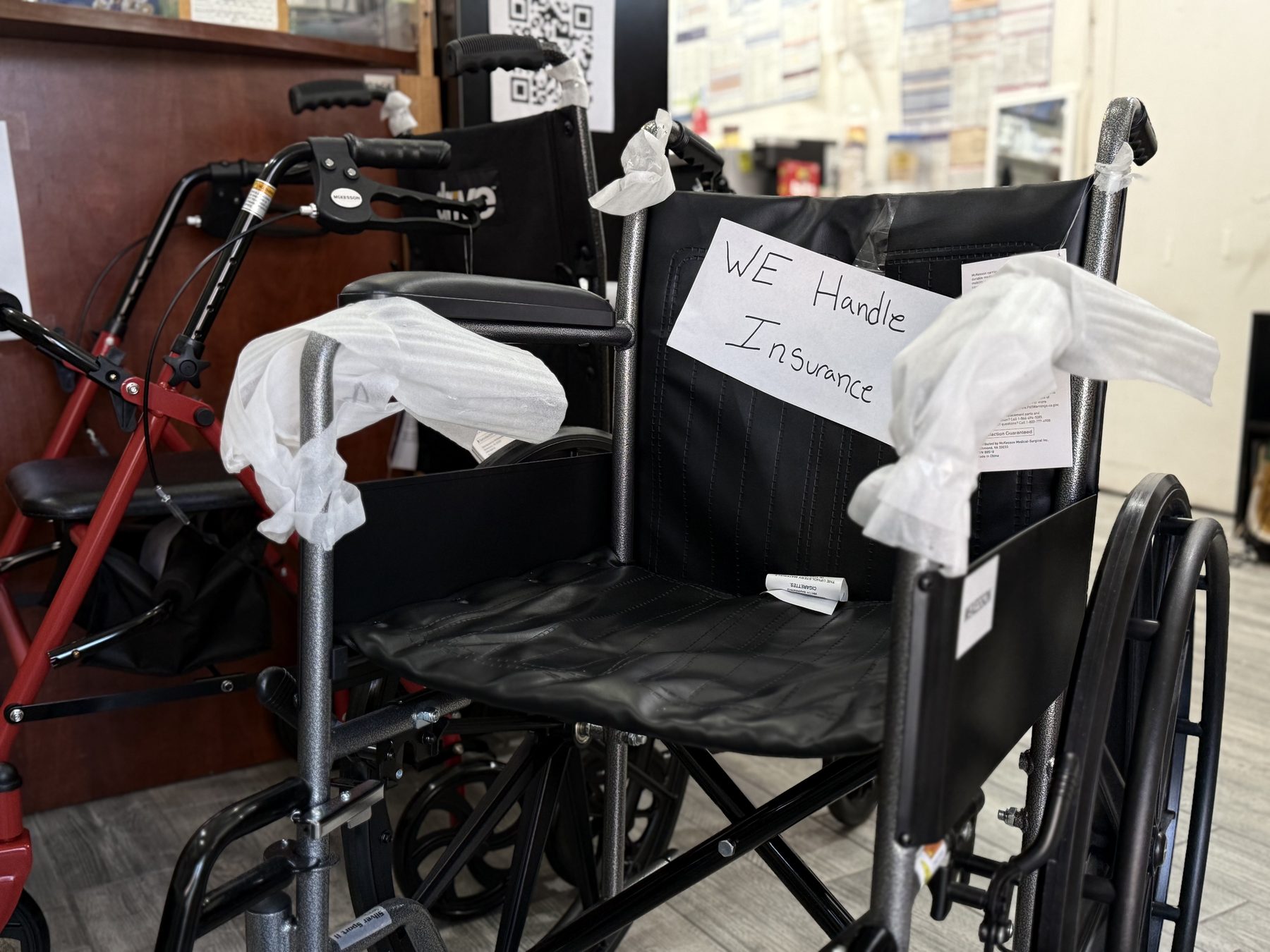 Operational equipment inside Galaxy Medical Supply